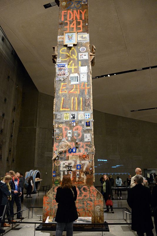 27C The Last Column Was Chosen To Mark The Completion Of The Recovery Of The World Trade Center In Foundation Hall 911 Museum New York